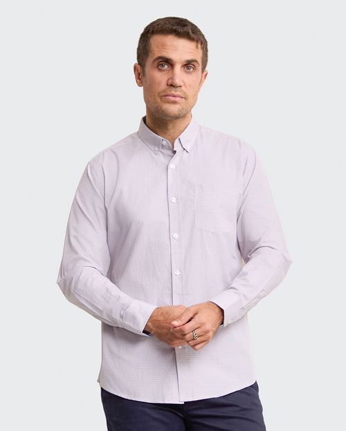 Camisa Hombre Piedro Marron Clove