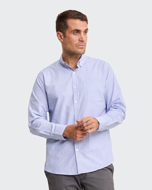 Camisa Hombre Piedro Celeste Dusk