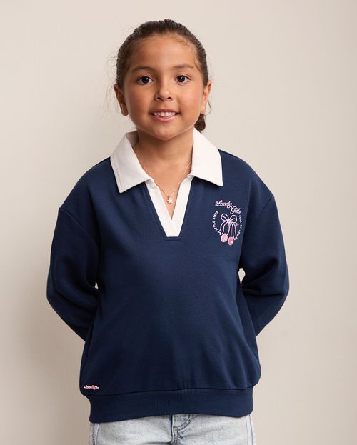 Polera Niña Zaira Azul Pageant