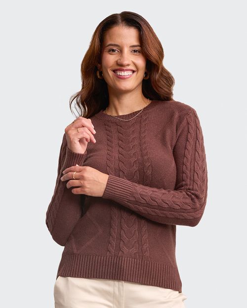 Chompa Mujer Mora 4a Marrón