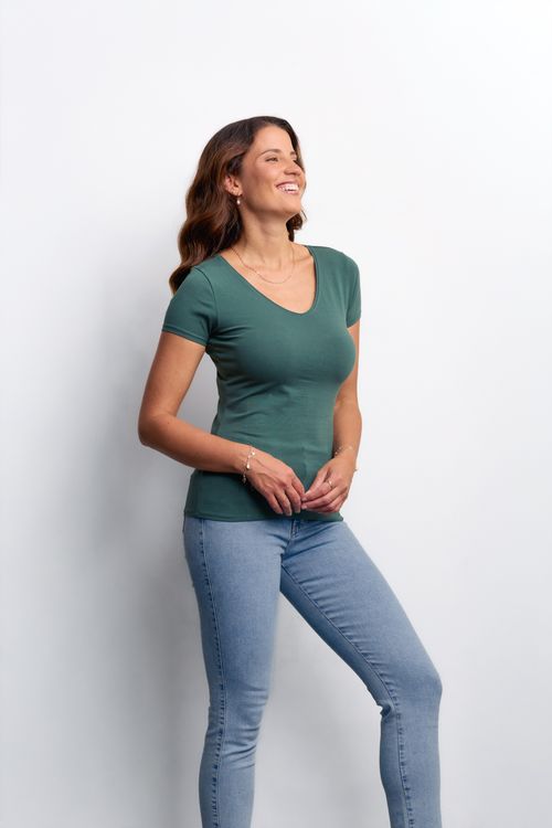 Polo Mujer Dora Core Verde Sycamore