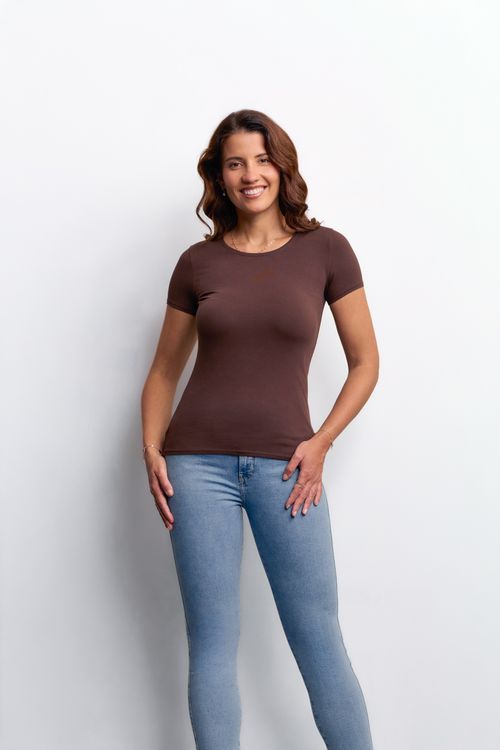 Polo Mujer Devora Core Marron Java