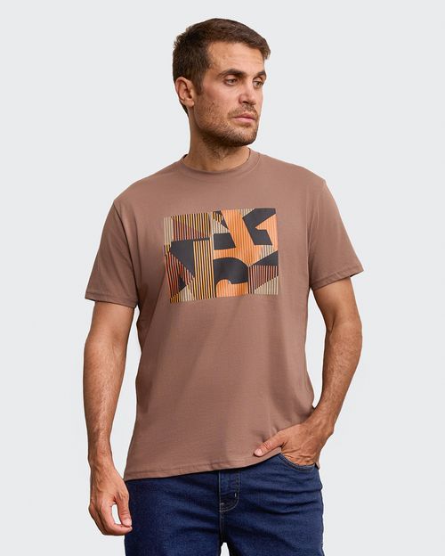 Polo Hombre Ronal Marrón Claro