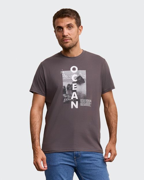 Polo Hombre Ronald Gris Noche