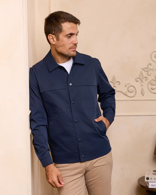 Casaca Hombre Bravo Azul Oxford