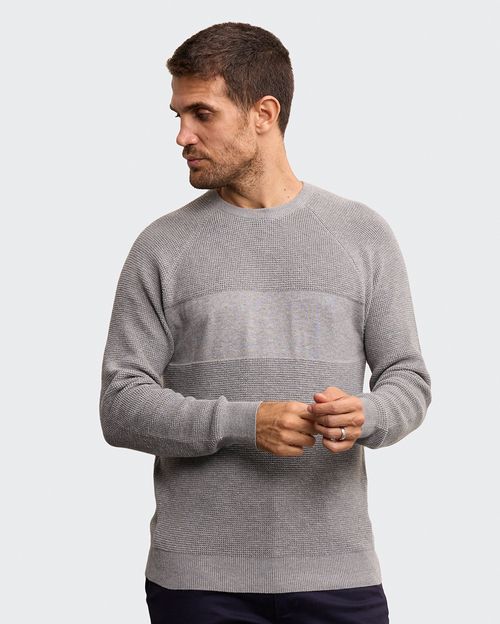 Chompa Hombre Alan Gris Melange