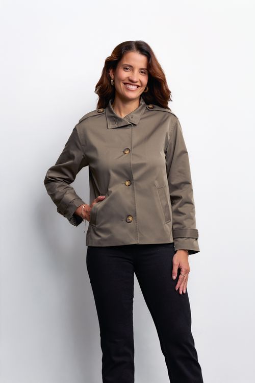 Casaca Mujer Katie Verde Militar