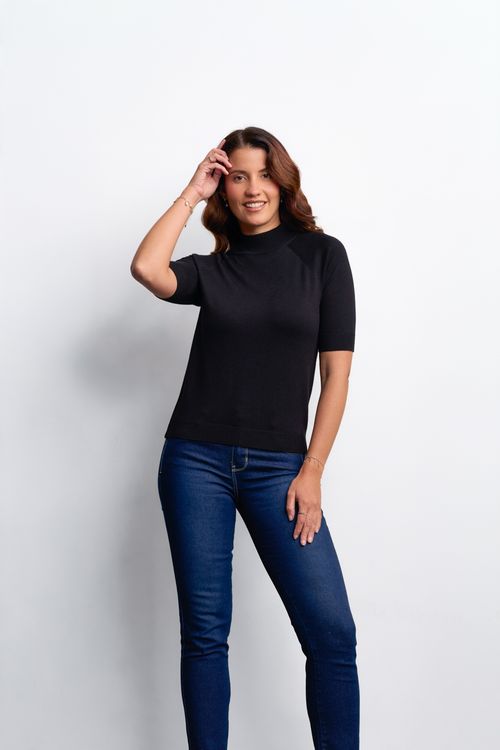 Chompa Mujer Valentina Sol3 Negro