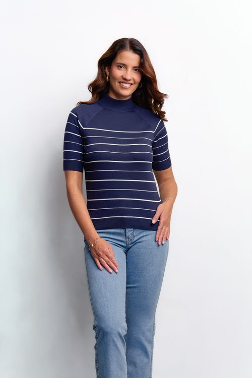 Chompa Mujer Valentina Lis3 Azul Náutico