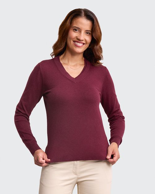 Chompa Mujer Monik Borgoña