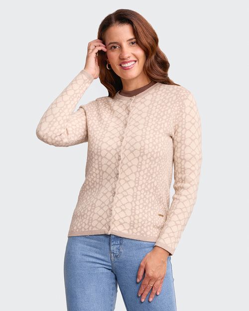 Chompa Mujer Balbina Marron Cocoa