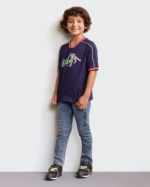 Polo Niño Rod Azul Oxford