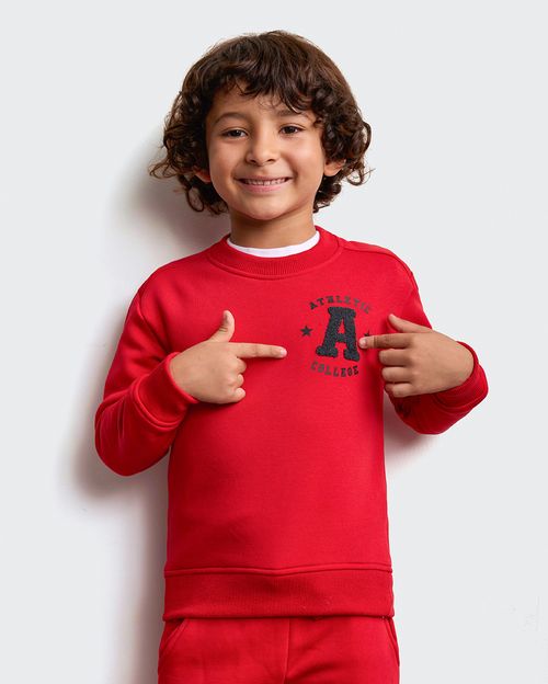 Polera Niño Franklin Rojo Fiesta