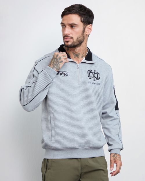 Polera Hombre State Gris Melange