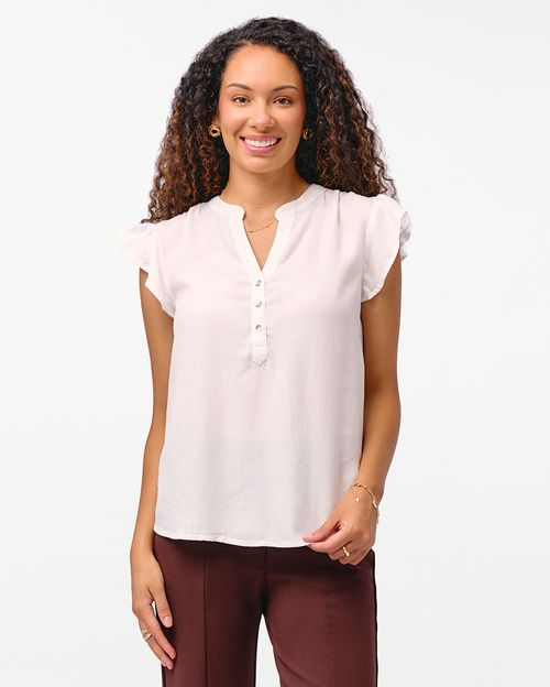 Blusa Mujer Mary Blanco Optico