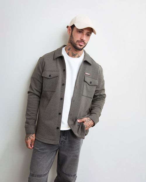Camisa Hombre Samir Verde Militar