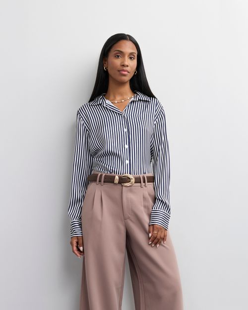 Blusa Mujer Daniela Azul Náutico