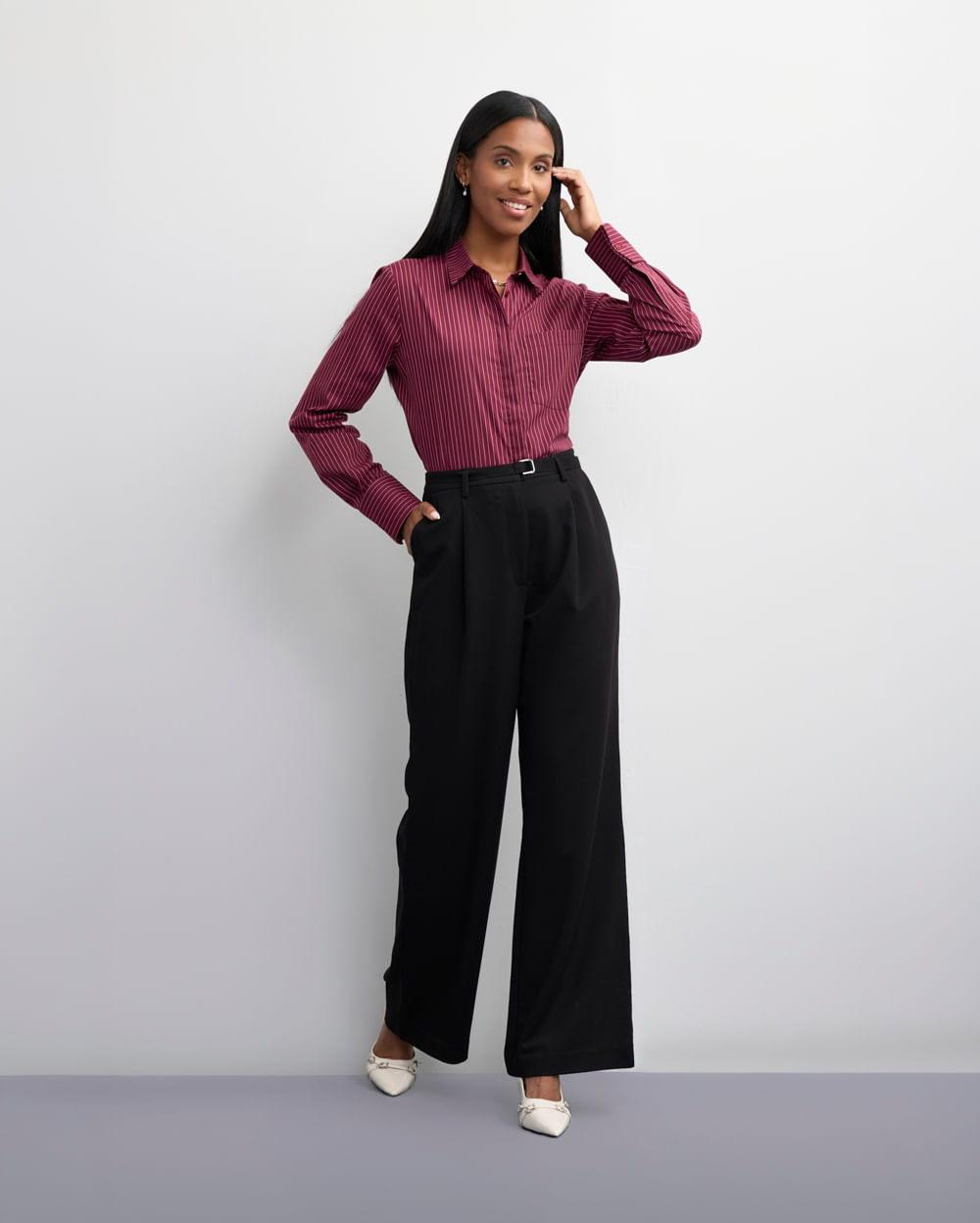 Blusa-Mujer-Gemma-Borgoña-S