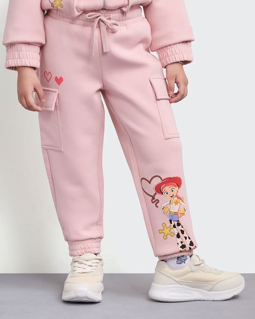 Pantalón Niña Emmy Rosado Wood