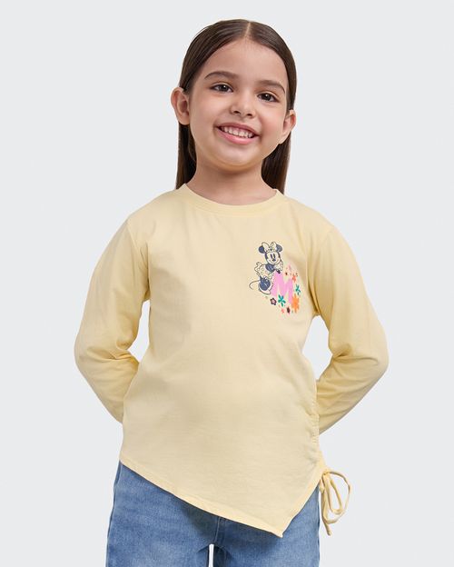 Polo Niña Violeta Amarillo Agua