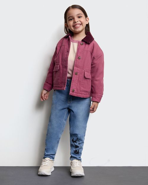Casaca Niña Paola Guinda