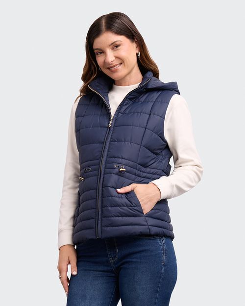 Chaleco Mujer Paola Azul Mora