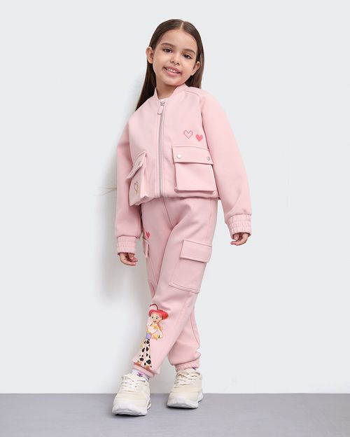 Casaca Niña Sasha Rosado Wood