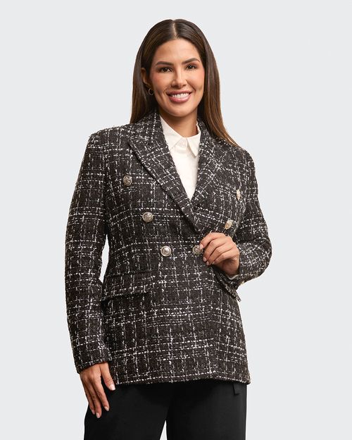 Blazer Mujer Roma Negro