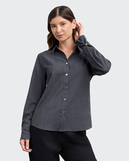 Blusa Mujer Janice Gris Iron