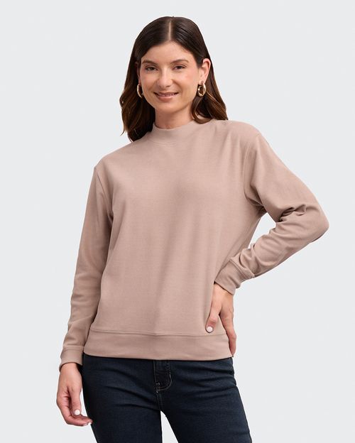 Polera Mujer Caro Beige Oscuro
