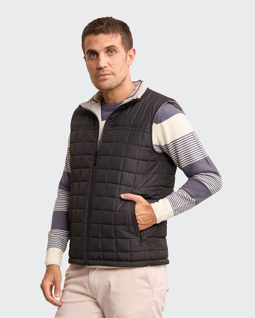 Chaleco Reversible Hombre Julian Negro