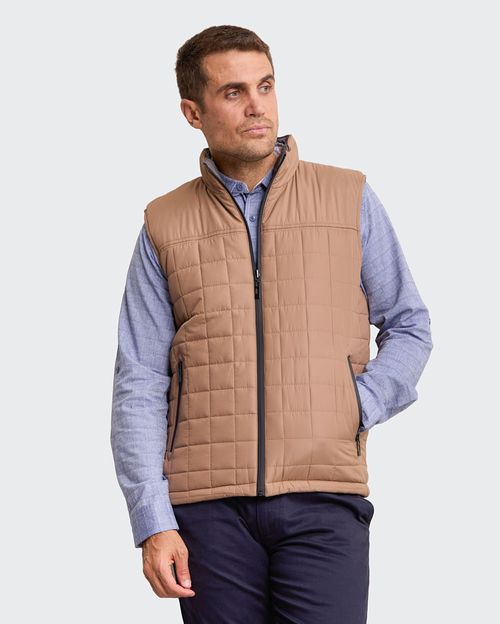 Chaleco Reversible Hombre Julian Camel