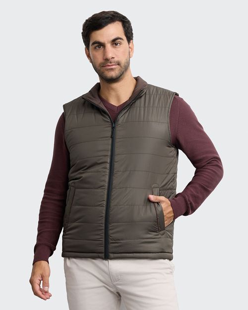Chaleco Reversible Hombre Julian Marrón