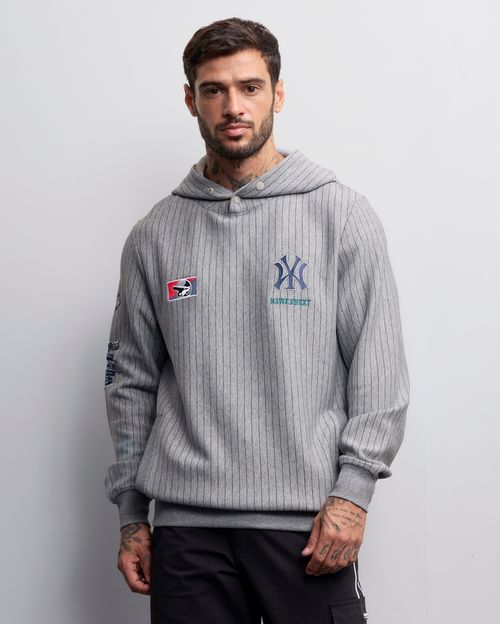 Polera Hombre Nick Gris Melange