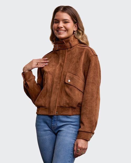 Casaca Mujer Mena Marron Roble