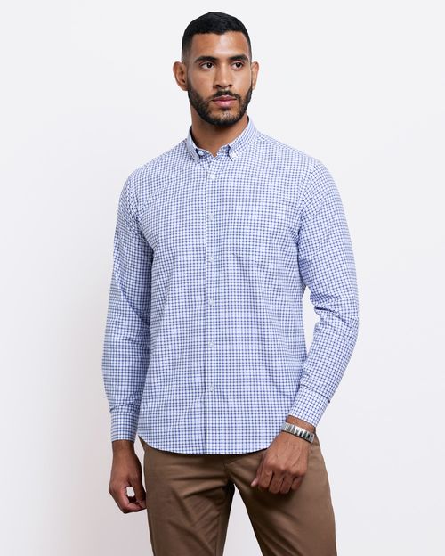 Camisa Hombre Piedro Acero Oscuro