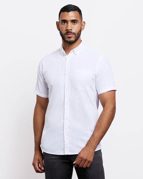 Camisa Hombre Alpine Blanco Optico