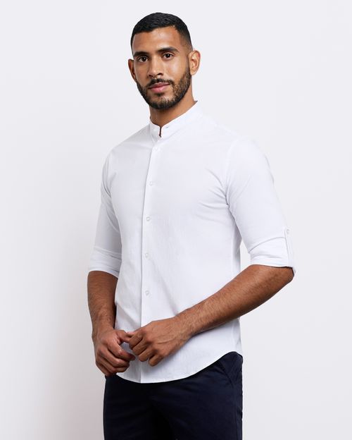Camisa Hombre Serna Blanco Optico