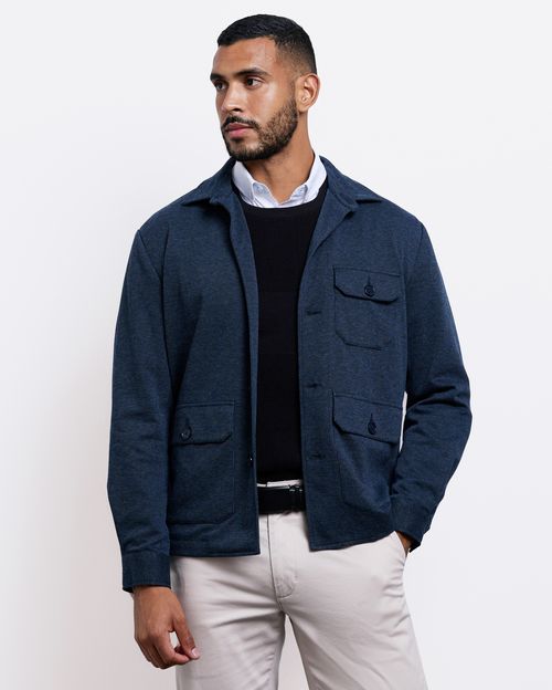 Abrigo Hombre Renzo Azul Dutty