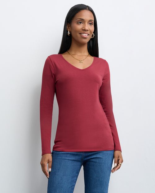 Polo Mujer Mariluna Core Rojo Garnet