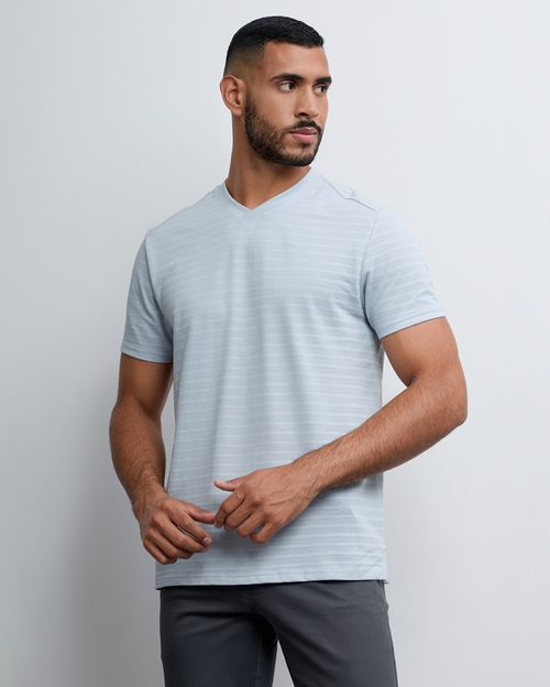 Polo Hombre Ash Celeste Empolvado