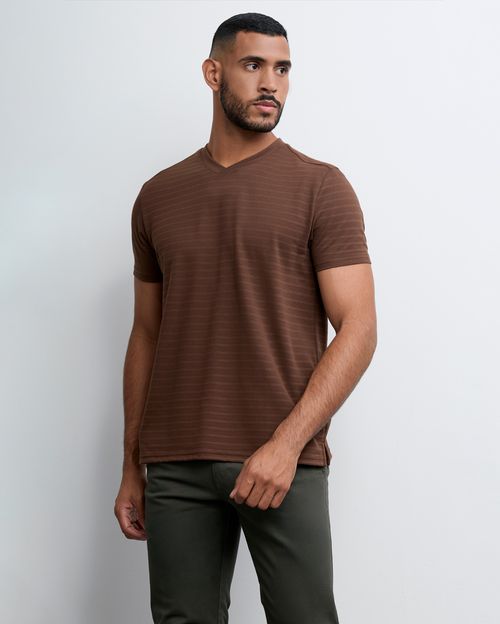 Polo Hombre Ash Marron Chocolate