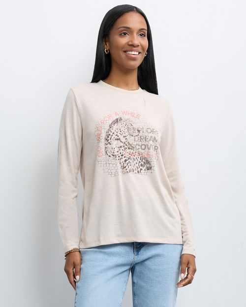 Polo Mujer Blanca Beige Sand