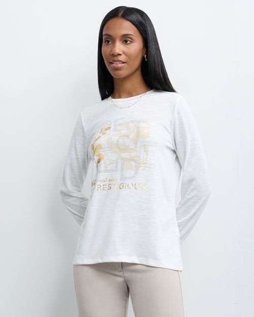Polo Mujer Blanca Coco