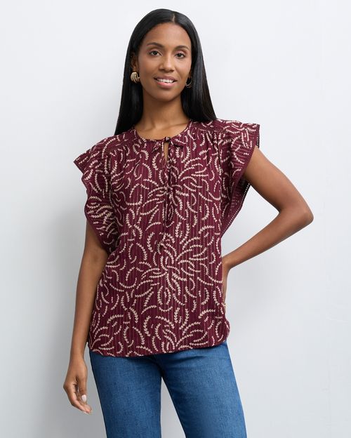 Blusa Mujer Vale Guinda Taw