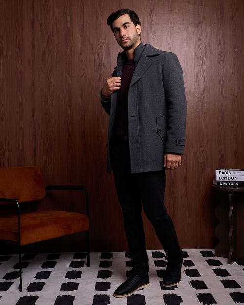 Abrigo Hombre Cameron Charcoal