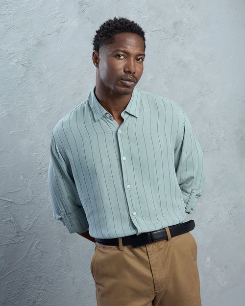 Camisa Hombre Ian Verde Slate
