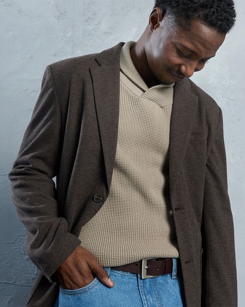 Blazer Hombre Alonso Marron
