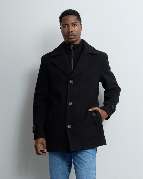 Abrigo Hombre Cameron Negro New