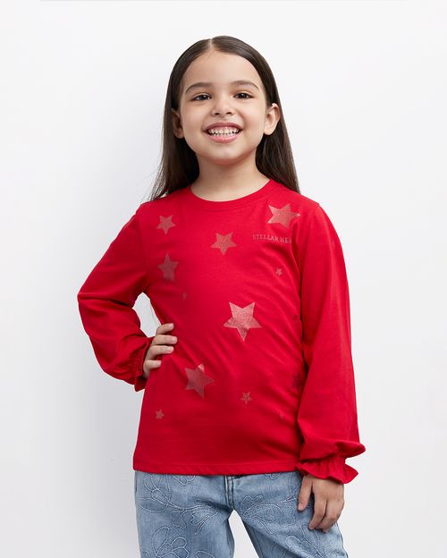 Polo Niña Mariamanda Rojo Rouge